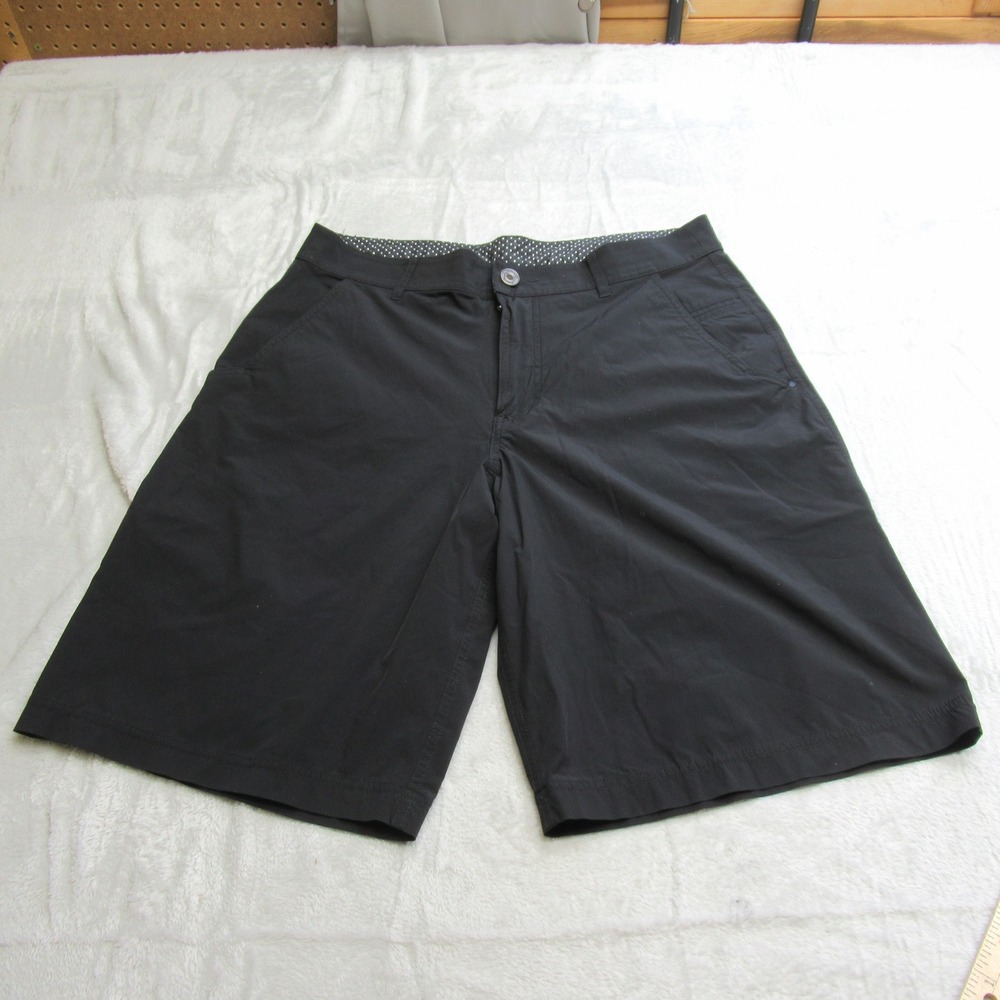 Lululemon‎ Commission Shorts Mens 34 Black Zip Fly Pockets Golf Casual Chino 11"